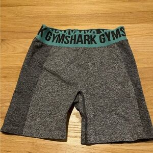 Gymshark Women's Athletic Shorts in Gray and Teal